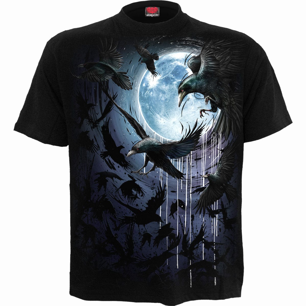 Tee shirt black on sale crows