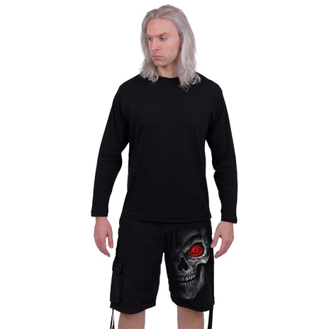 DEATH STARE - Vintage Cargo Shorts Black