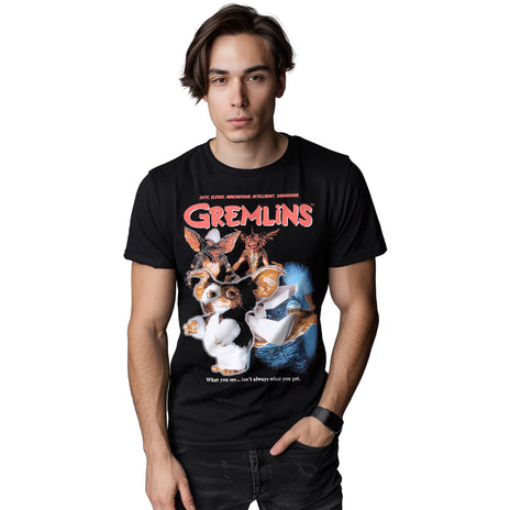 GREMLINS - HOMEAGE STYLE - Front Print T-Shirt Black