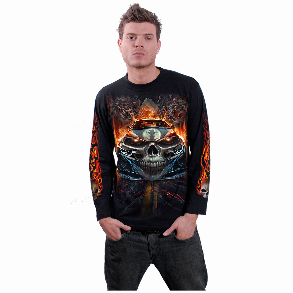 SPEED FREAK - Longsleeve T-Shirt Black