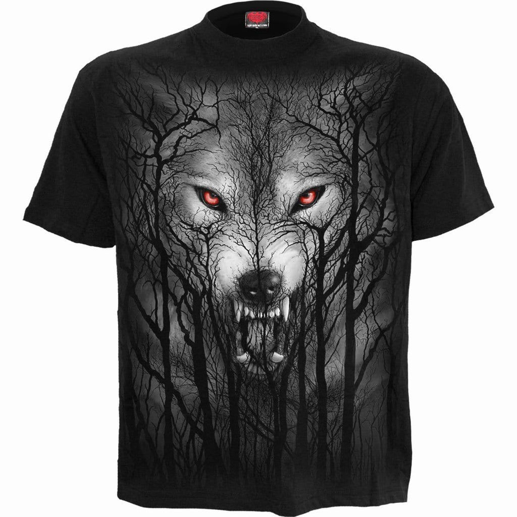 THE WOLF'S DEN CIRCLE (1-SIDE PRINT) - PREMIUM YOUTH T-SHIRT - BLACK The  Wolf's Den Official Store