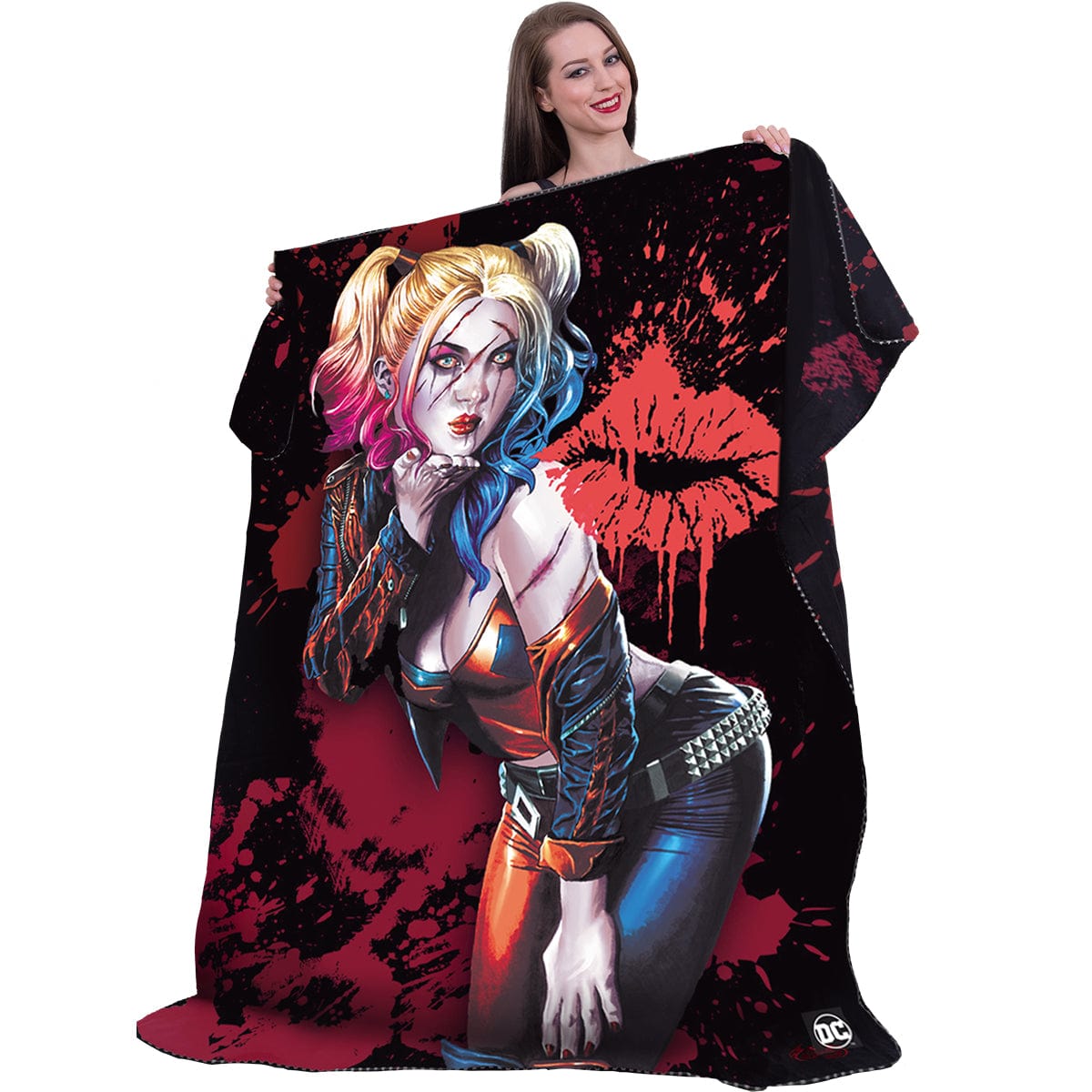 Harley quinn blanket discount set