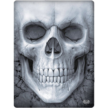 SOLEMN SKULL - Fleece Blanket - Spiral USA