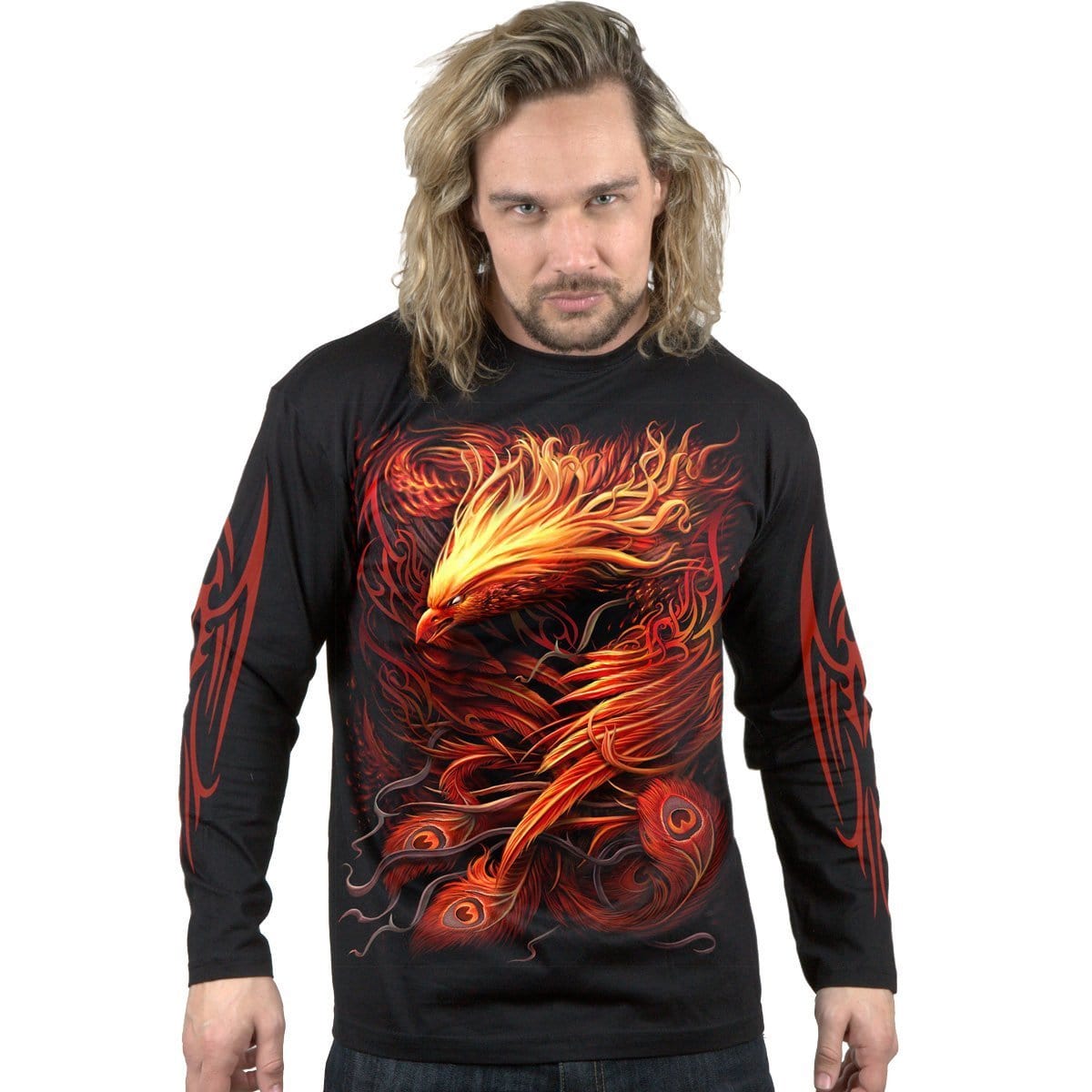 PHOENIX ARISEN Longsleeve T Shirt Black