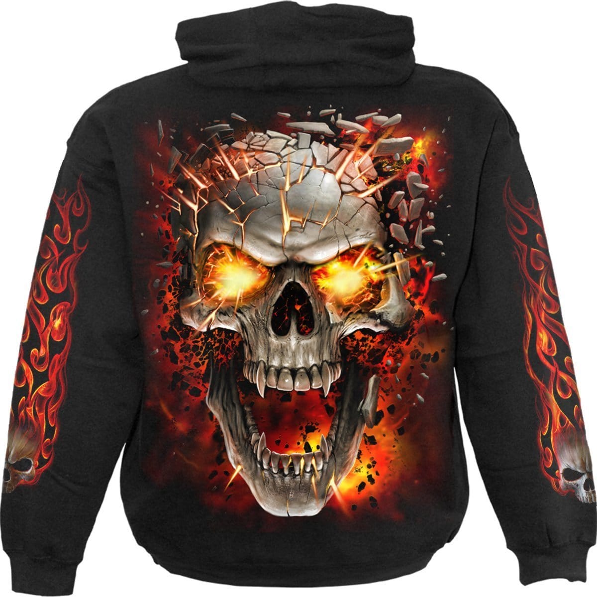 Inner deals Spirit Unisex Hoodie, Skull Breakout Pullover Hoodie