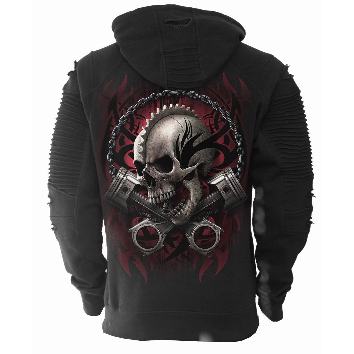 Biker style hoodie best sale