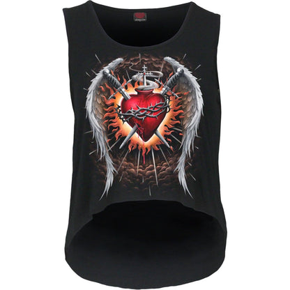 SACRED WINGS - Under-laced Skater Vest